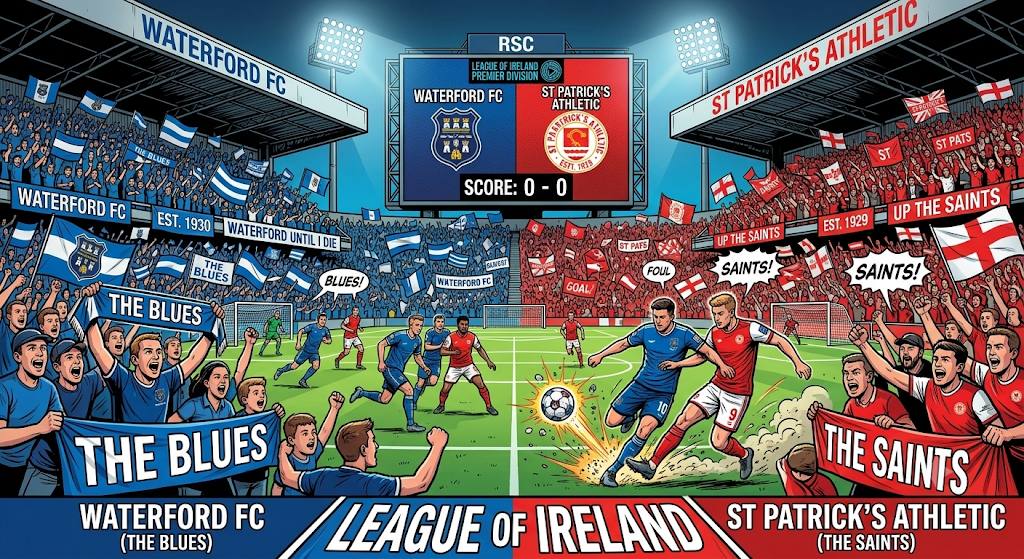 爱尔兰超级联赛  沃特福德 (瓦特福德Waterford) vs 圣帕特里克竞技 (St Patrick's Athletic)北京时间7月11号03:00