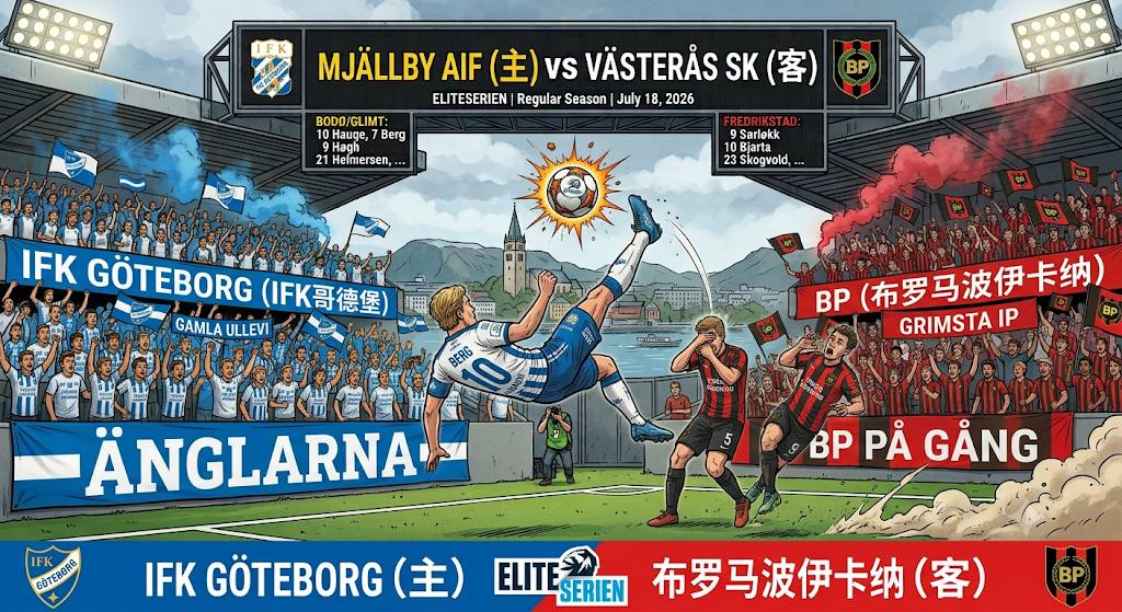 瑞典超级联赛   IFK哥德堡 vs 布罗马波伊卡纳   07月18日 01:00