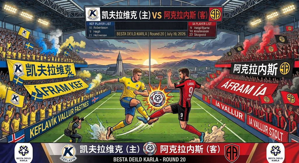 冰岛超级联赛  凯夫拉维克 vs 阿克拉内斯   07月21日 03:15